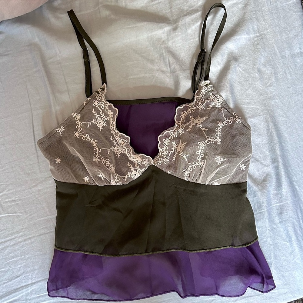 lace mermaid cami top
